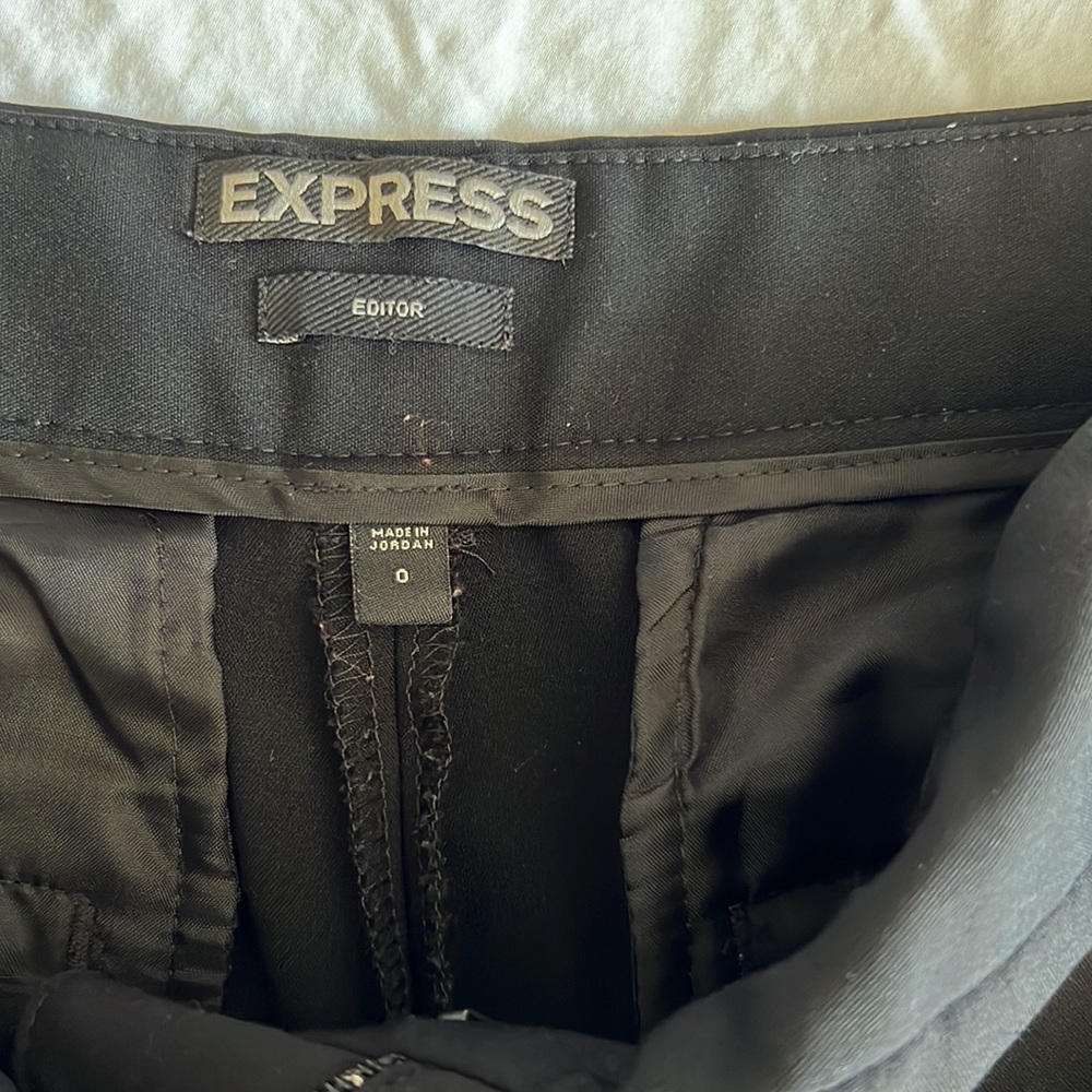 Express Editor Straight Pant Size 0 - image 3